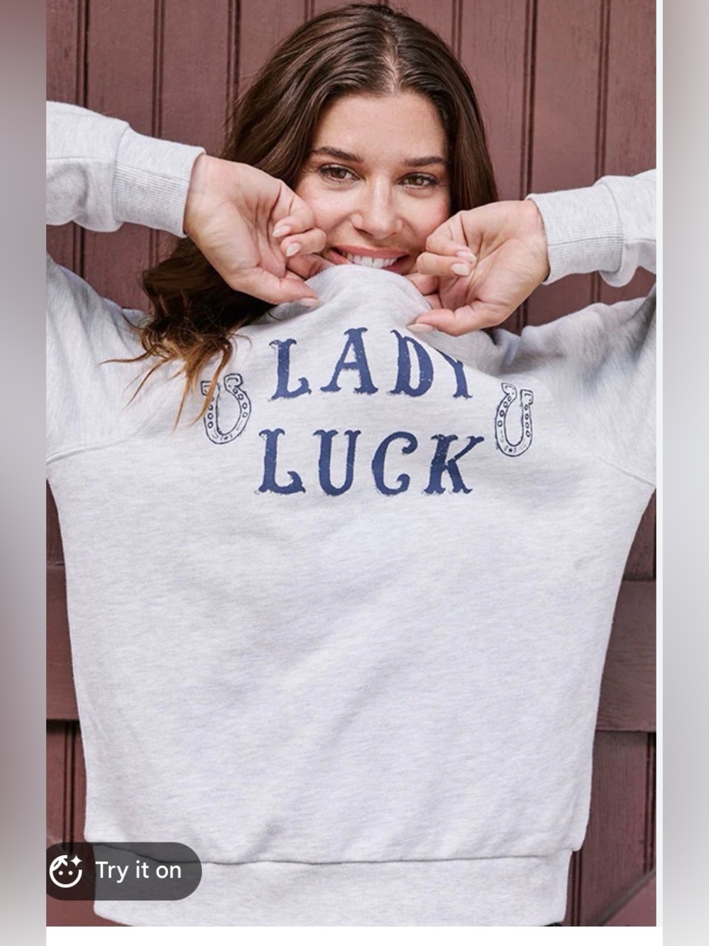 LADY LUCK GRAPHIC SWEATSHIRT
